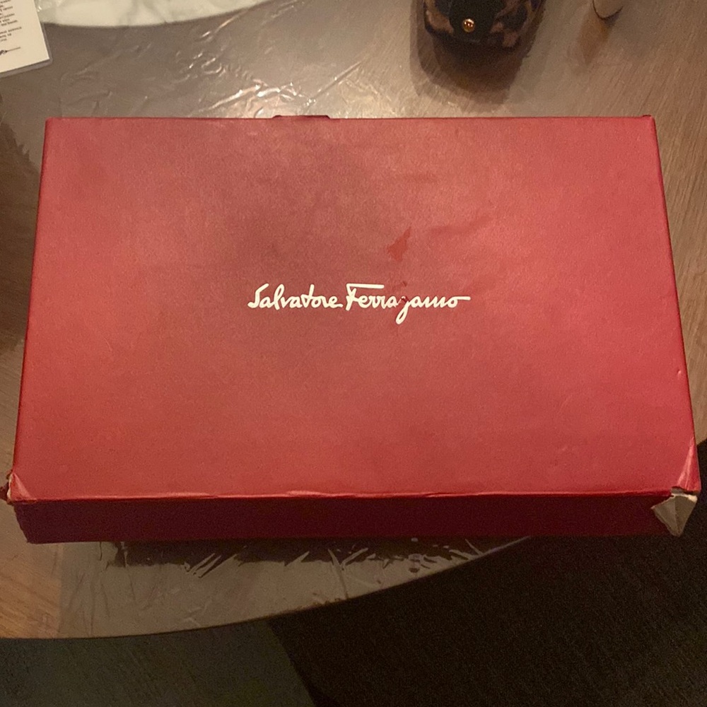 Mens Salvatore Ferragamo Asten leather shoe size 12: Color: Nero Calf